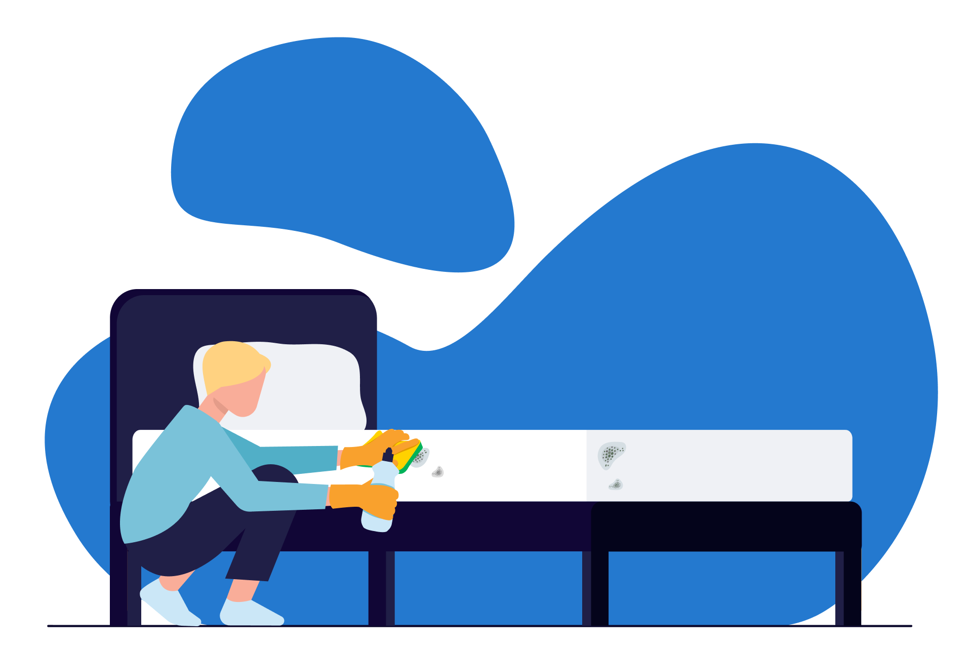 enlever tache moisissure matelas